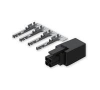 Teltonika - Connecteur d'alimentation - connecteur 4 broches (M) - 250 V - 5 A - contacts en bronze phosphoreux/laiton - pour Teltonika RUT200, RUT956