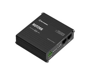 Teltonika RUT206 - Routeur sans fil - WWAN 2,4 Ghz - 3G, 4G, 2G - Montage sur rail DIN, fixation murale, montable en surface