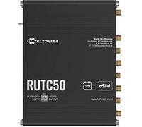 Teltonika RUTC50 - Routeur sans fil - WWAN commutateur 4 ports - 1GbE - Wi-Fi 6 - Bi-bande - 3G, 4G, 5G - Montage sur rail DIN, fixation murale, montable en surface