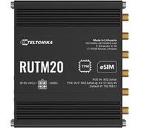 Teltonika RUTM20 - Routeur sans fil - WWAN commutateur 2 ports - 1GbE - Wi-Fi 5 - Bi-bande - 5G, 4G, 3G - Montage sur rail DIN, montable en surface, fixation murale