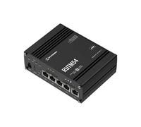 Teltonika RUTM54 - Routeur sans fil - WWAN commutateur 4 ports - 1GbE, PPP - Wi-Fi 5 - Bi-bande - 5G, 4G, 3G - Montage sur rail DIN, montable en
