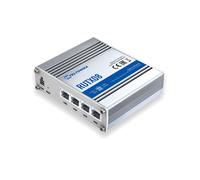 Teltonika RUTX08 Routeur Gigabit Ethernet 4-LAN, CPU 717MHz, 256MB Flash/RAM, Acier Inoxydable, Sécurité 3DES/AES/IPSec/SNMP/SSH, Alimentation 9-50V