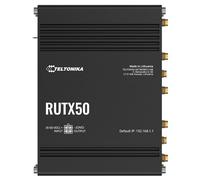 Teltonika RUTX50 routeur sans fil Gigabit Ethernet Bi-bande (2,4 GHz / 5 GHz) 5G Noir
