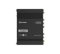 Teltonika RUTX50 - Routeur sans fil - WWAN commutateur 4 ports - 1GbE, DNP3 - Wi-Fi 5 - 2,4 Ghz - 3G, 4G, 5G - Montage sur rail DIN, montable en