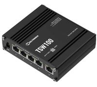 Teltonika Switch TSW100 Commutateur POE industriel non géré 5 ports Gigabit