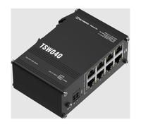 Teltonika TSW040 - Commutateur - non géré - 8 x 10/100 (PoE+) - Montage sur rail DIN - PoE+ (240 W)