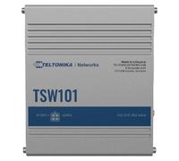 Teltonika TSW101 - Commutateur - 5 x 10/100/1000 - Montage sur rail DIN, fixation murale - PoE+ - DC