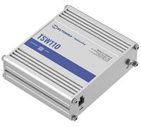 Teltonika Commutateur TSW110 – couche 2 non géré 5x10/100/1000 PoE passif Rail DIN