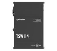Teltonika TSW114 Commutateur PoE+ Rail DIN 1 Port Gibabit 4 Ports Gigabit PoE+