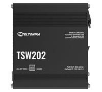 Teltonika TSW202 Géré L2 Gigabit Ethernet (10/100/1000) Connexion Ethernet, supportant l'alimentation via ce port (PoE) Aluminium, Bleu
