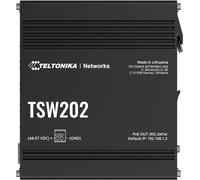 Teltonika TSW202 Géré L2 Gigabit Ethernet (10/100/1000) Connexion Ethernet, supportant l'alimentation via ce port (PoE) Aluminium, Bleu