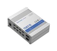 Teltonika TSW210 - Commutateur - industriel, emballage standard - non géré - 8 x 10/100/1000 + 2 x SFP - Montage sur rail DIN, montable en surface, fixation murale