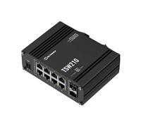 Teltonika TSW210 - Commutateur - non géré - 8 x 10/100/1000 + 2 x SFP - Montage sur rail DIN