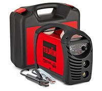 Telwin 07170085 Force 165 Machine à souder à électrode inversée complète avec accessoires dans une mallette, 230V, Rouge, Force 165 dans une Mallette