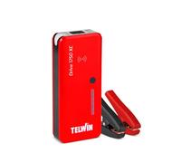 Telwin Drive 1750XC : Démarreur Multifonction 12 V pour Voitures, Motos et Bateaux, Booster 1 500 A + Batterie Externe avec Recharge Rapide et sans Fil, Lampe LED