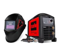 Telwin Force 205 Poste de Soudage Inverter MMA à Electrode Fourni avec accessoires de soudage et Masque, 200A