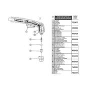Telwin - Kit 5 Buses pour Torche Plasma 41 (Pièce détachée N°6) - 802423
