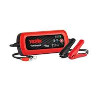 Telwin T-Charge 12 : chargeur et mainteneur de charge électronique multifonction 6/12 V, pour voitures et motos. IP65. Câbles inclus.