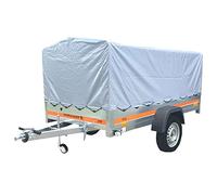 Tema Grande remorque basculante 263X125X110 cm + bâche Haute