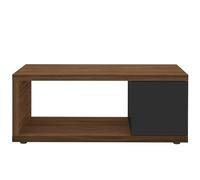 TemaHome Table basse Bérinne noir/noyer