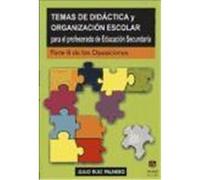 Temas de didáctica y organización escolar para el profesorado de Educación Secundaria