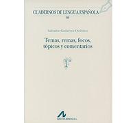 Temas, remas, focos, tópicos y comentarios