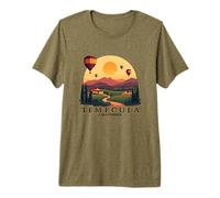 Temecula California Hot Air Balloon Winery Scenic Sunset T-Shirt Haut de Gamme
