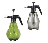 Temeemeg Bouteille de pulvérisation de Jardin 1, 5 L, Bouteille Monsieur en Plastique avec Pompe supérieure, pulvérisateur d'eau Vide pour l'arrosage, Vert Gris, 2 pièces..