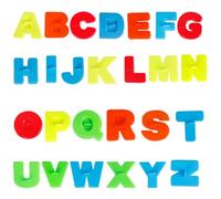 Temeemeg Ensemble de moules à Sable 26 pièces, Moule à Lettres de l'alphabet pour Jeux d'orthographe, Jouets Plage en Plastique pour Enfants en Bas âge, Jeu sensoriel.