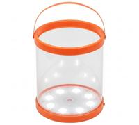 Temeemeg Lampe de Camp, Lanterne de Camping Solaire Gonflable, Lampe Camp à LED Portable avec Deux Options Charge - Orange.
