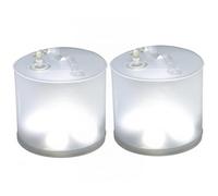 Temeemeg Lanterne Solaire Gonflable, lanternes de Camping 2PCS - Portable étanche alimentée par Une lumière LED Douce pour Le Camping en Plein air, la randonnée, la randonnée.