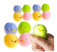 Temeemeg LED Puffer Ball Ducks Light Up Squeeze Toys Glowing Duck Sensory Balls pour Enfants 12PCS Couleur aléatoire ..