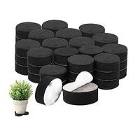 Temeemeg Pieds de Pot de Plante 48 pièces EVA rehausseurs Fleurs Invisibles Pad Pieds Pot Jardinage conteneurs Accessoires pour Plantes d'extérieur...