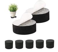 Temeemeg Plant Pot Feet 72PCS EVA Invisible Flower Risers Pad Jardinage Pot Pieds Conteneurs Accessoires pour Plante Extérieure 72PCS.