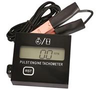 Temeemeg Tachymètre numérique pour tronçonneuse, jauge de tachymètre, Affichage numérique, Compteur de Vitesse à Impulsion pour scie à chaîne Induction gestuelle, générateur Tondeuse Gazon, Camping-