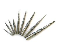 Temhyu 1 pièces 3.175mm 6mm 8mm tige carbure spirale conique boule nez fraise 2 cannelures routeur peu bois CNC 2D 3D sculpture Bits fraise à bois(Radius1.5mmx 6.35mm)