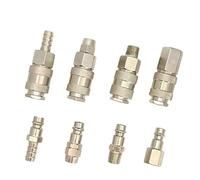 Temhyu 1 pièces SM PM SP PP SH PH SF PF Norme européenne EU Type raccord pneumatique raccord Rapide connecteur coupleur for compresseur d'air (Color : SF, Size : 3/8")