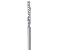 Temhyu 10 pièces 3.175mm 4mm 5mm 6mm tige gauche fraise en spirale coupe vers le bas une cannelure routeur peu CNC fraise en carbure fraise(10P 3.175x2.0x10x38L)