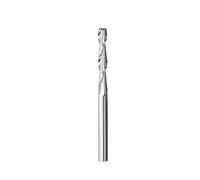 Temhyu Fraise à bout plat à 2 cannelures à tige de 3.175mm, mèche de routeur en spirale à tige de 3.175mm, Micro fraises en carbure CNC(2.0xD3.175x22)