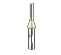 Temhyu Outil de travail du bois CNC à tige de 6.35mm, coupe-fraise à bout droit, mèche de routeur en acier au tungstène for MDF contreplaqué aggloméré, perceuse à fente(6.35x3.5x20)