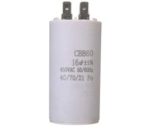 Temhyu Shuxiang-Condensateur de démarrage CBB60, 450V, 16UF, Pièces à Double Insertion Condensateur de démarrage, Moteur Permanent, Pièces Micro-Capacitor Ca Moteur, Condensateurs de Haute qualité
