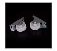 Temhyu Shuxiang-Petite Roue, Remplacement Caster, Deux ou de Blanc Universel pivotant roulettes, roulettes en Plastique Meubles Roue, Haute qualité (Color : 4pcs)