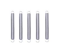 Temhyu Shuxiang-Ressorts d'extension 5 pièces, diamètre du Fil de 0,5 mm, diamètre extérieur 4mm, Longueur 70-120mm, étendue de Tension de Tension à Double Crochet compressé (Size : 90mm)
