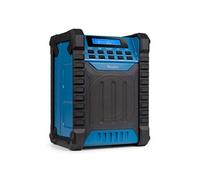 Audizio Temi Radio de Chantier Dab+ avec Batterie - IP54, Bluetooth 5.0, Autonomie 8H, FM, 40 Stations Enregistrables, Entrée AUX, Idéal pour Écouter Vos Stations Préférées Lors de Vos Chantiers
