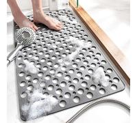 TEMIR Tapis de Bain antidérapant avec ventouses et Trous de Drainage, Doux et Lavable en Machine (43,2 x 73,7 cm)