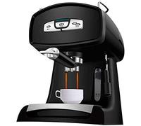 TEmkin Machine à café en grain à tasse Machine à expresso semi-automatique pour la maison, machine à café au lait et machine à cappuccino avec brosse de nettoyage de café, boîtes scellées, goupilles