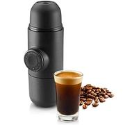 TEmkin Machine à expresso portable Machine à café manuelle à mouvement simple Machine à expresso manuelle mini machine à café à portée de main Design utilisation en extérieur, taille unique (noir