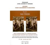Temoigner,Entre Histoire et Mémoire