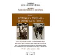 Temoigner:Entre Histoire et Mémoire La Question des Bourreaux - Collectif - Kime - broché - Revue