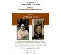 Temoigner,Entre Histoire et Mémoire N°105